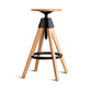 Adjustable Modern Counter Bar Stool Armless Wood Backless Bar Stool with Swivel Clearhalo 'Bar Furniture' 'Bar Stools' 'bar_stools' 'furn' 'furn_bar_stools' 'furniture_bar_stools' 'Kitchen & Dining Furniture' 'kitchen&dining_furn' 'kitchen' 'kitchen_furn' Furniture' 1200x1200_87553a3c-e316-401b-b07f-f6568b8f8c2f