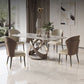 Glam Style Rectangle Sintered Stone Dining Set 1/4/5/7 Pieces Dining Set Clearhalo 'Dining Room Sets' 'Dining Tables & Seating' 'dining_room_set' 'furn' 'furn_dining_room_set' 'Furniture' 'Kitchen & Dining Furniture' 1200x1200_8756d9bf-7c0e-412c-8910-eab3f2b5754e