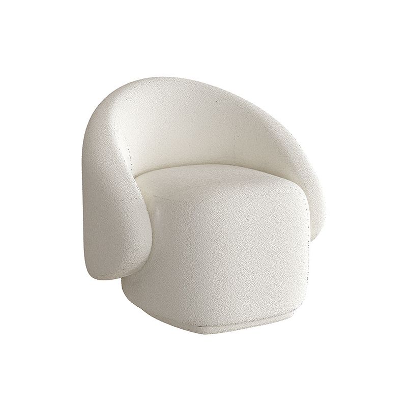 28.35 "Hoog gebogen Tuxedo -armbank Moderne stijl Witwolstoelen
