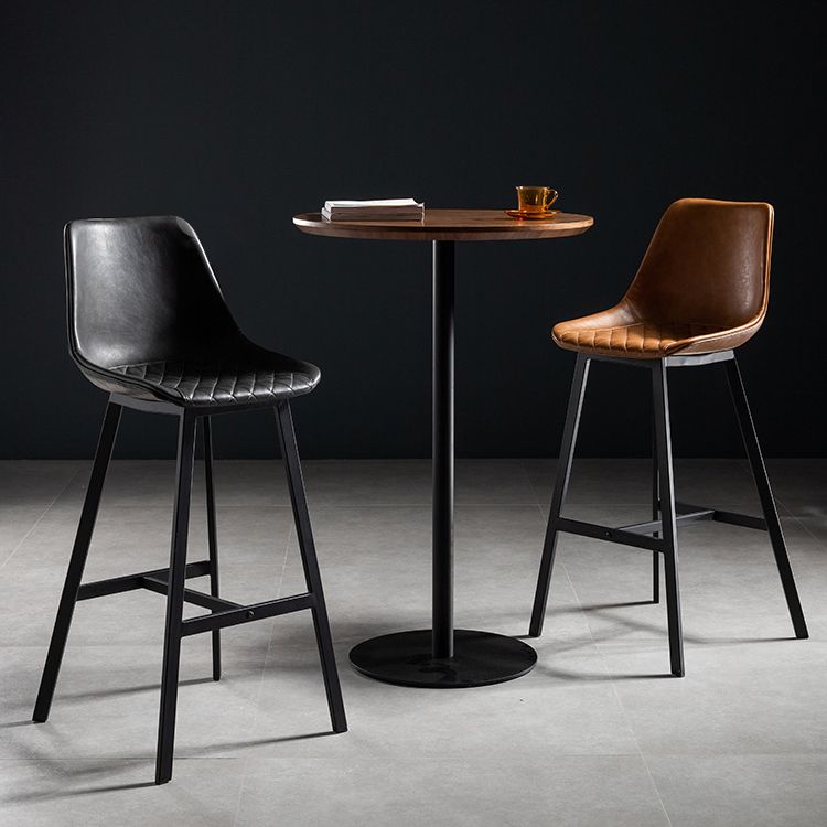 Solid Wood Pub Table 41-inch Bar Height Industrial Round Bar Table for Indoor Clearhalo 'Bar Furniture' 'Bar Tables' 'bar_tables' 'furn' 'furn_bar_tables' 'Furniture' 'Kitchen & Dining Furniture' 1200x1200_875c9194-a175-4664-9919-5a668bcb98ff