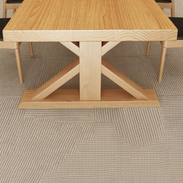 Escritorio de escritura moderno de 30 "H escritorio rectangular de madera sólida de pino