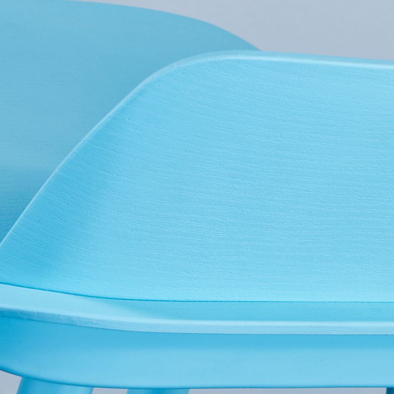 Sgabelli da bar in plastica da bar con bassa schiena contemporanea per il ristorante