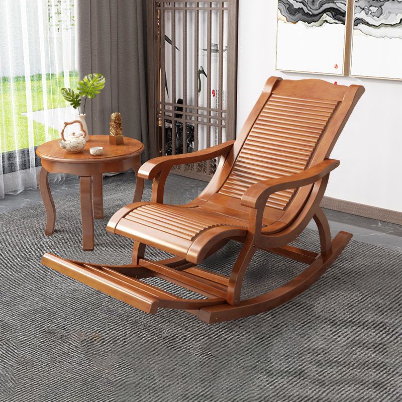 Modern Solid Wood Rocker Chair Spindle Rocker Chair for Living Room Clearhalo 'Chairs & Seating' 'furn' 'furn_rocking_chairs' 'Furniture' 'Living Room Furniture' 'Rocking Chairs' 'rocking_chairs' 1200x1200_87613c97-36ea-4158-810e-c94e4b2938be