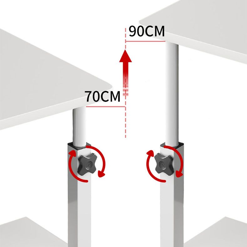 Wooden Contemporary Folding Desk Hight Adjustable Desk with Caster Wheels Clearhalo 'furn' 'furn_office_desk' 'Furniture' 'Office Desks' 'Office Furniture' 'office_desk' 1200x1200_87624f55-521a-496b-9876-3fe5fdc89ccb