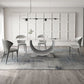 Contemporary Style Rectangle Table Sintered Stone Table with Metal Legs for Home Clearhalo 'Dining Tables & Seating' 'Dining Tables' 'dining_table' 'furn' 'furn_dining_table' 'Furniture' 'Kitchen & Dining Furniture' 1200x1200_87628fa1-58f7-46f2-b104-c682daeeaae9
