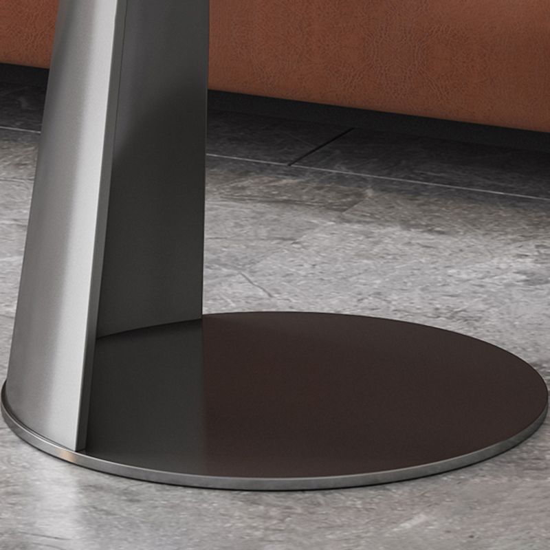 Metal C Side Table Contemporary Round Side End Table with Slate Top Clearhalo 'Coffee & Accent Tables' 'End & Side Tables' 'end_side_tables' 'furn' 'furn_end_side_tables' 'Furniture' 'Living Room Furniture' 1200x1200_87652c13-6a5d-4589-a6e3-3366c3ea4f78