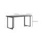 Modern 1/2 Pieces Dining Set Rectangle Wood Dining Table for Kitchen
