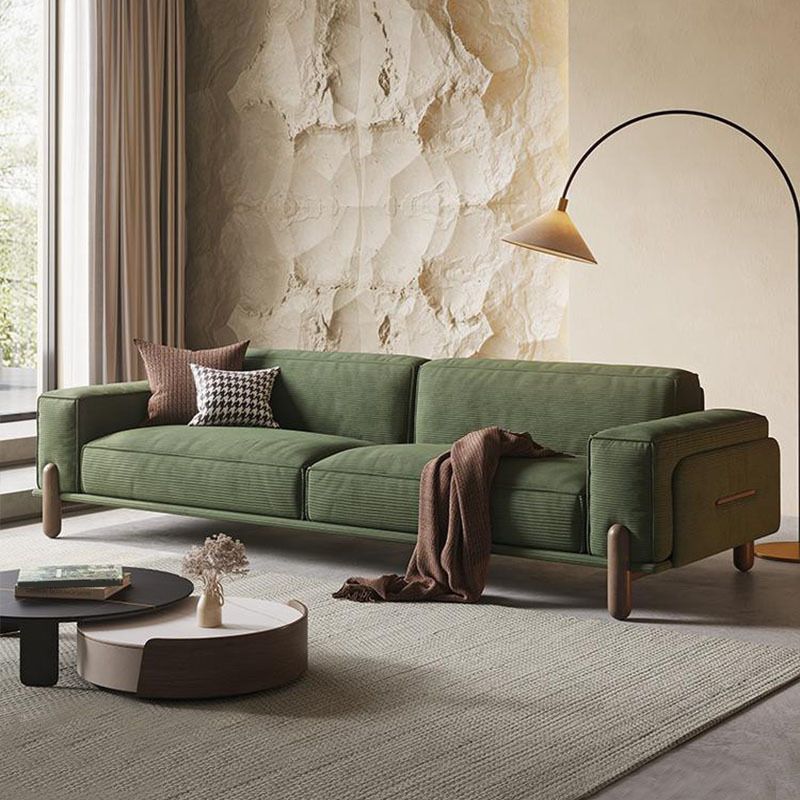 Canapé moderne en velours côtelet