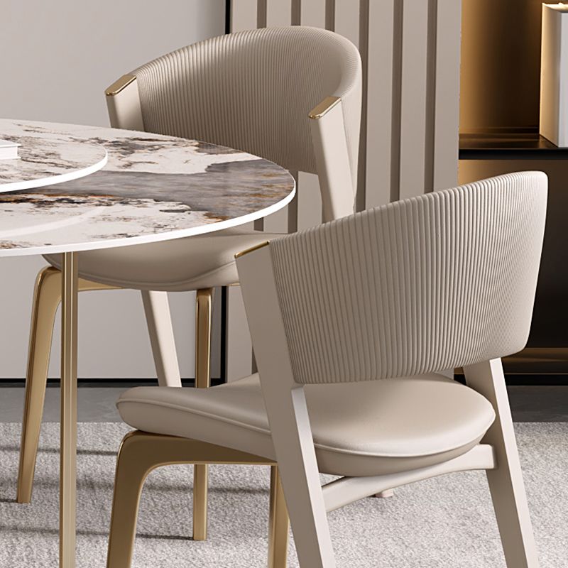 Home Dining Room Dining Side Chair Armless Upholstered Dining Chair