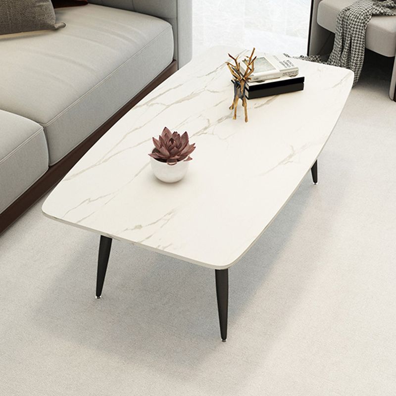 Rectangle Slate Coffee Table Glam 4 Legs Coffee Cocktail Table Clearhalo 'Coffee & Accent Tables' 'Coffee Tables' 'coffee_tables' 'furn' 'furn_coffee_tables' 'Furniture' 'Living Room Furniture' 1200x1200_876c57d9-8c9e-470a-b91e-75ea0983e944