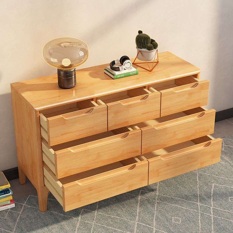 Rectangular Wood Chest Modern Style 5/6/7 - Drawer Accent Chest Clearhalo 'Cabinets & Chests' 'cabinets_chests' 'furn' 'furn_cabinets_chests' 'Furniture' 'Living Room Furniture' 1200x1200_876d28ae-afc4-4e6f-83d8-4faea341ee11