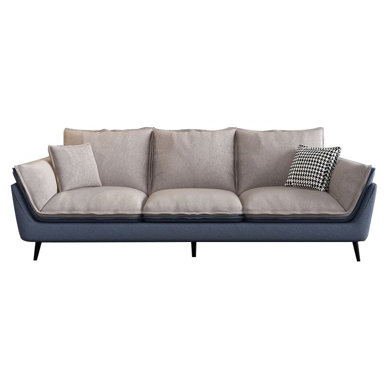 Flared Arm Sofa with 3 Pillows for Apartment and Bonus Room Clearhalo 'furn' 'furn_sofas' 'Furniture' 'furniture_sofas' 'kitchen' 'kitchen_sofas' 'Living Room Furniture' 'Sofa' 'sofas' 1200x1200_876e6a87-2300-46b5-a694-1dbb7ba0adb8