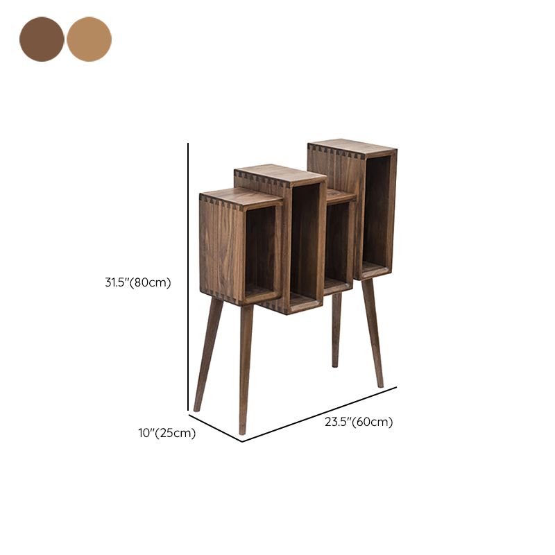 Modern Closed Back Standard Bookshelf Wooden Bookcase with Shelves Clearhalo 'Bookcases' 'furn' 'furn_bookcases' 'Furniture' 'Office Furniture' 1200x1200_8773cd92-ac02-4ad8-8ca1-c27a2acd874a