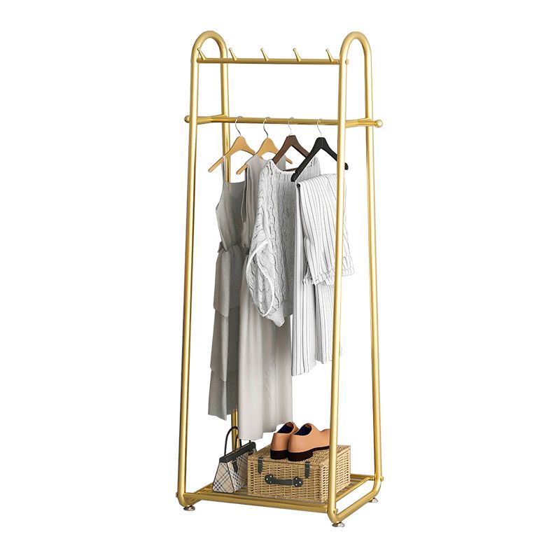 Perchero de suelo minimalista moderno con soporte de pasillo de metal para el hogar