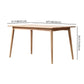 Minimalist Style Dining Table with Fixed Solid Wood Dining Table and Chairs Clearhalo 'Dining Room Sets' 'Dining Tables & Seating' 'dining_room_set' 'furn' 'furn_dining_room_set' 'Furniture' 'furniture_dining_room_set' 'Kitchen & Dining Furniture' 'kitchen&dining_furn' 'kitchen' 1200x1200_8774c0ed-396c-409f-bf36-b164a89eb58f