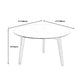 Round Clear Glass Coffee Table Nordic 3 Legs Coffee Cocktail Table Clearhalo 'Coffee & Accent Tables' 'Coffee Tables' 'coffee_tables' 'furn' 'furn_coffee_tables' 'Furniture' 'Living Room Furniture' 1200x1200_8774e121-0564-4e7d-a5eb-bd897b25e822