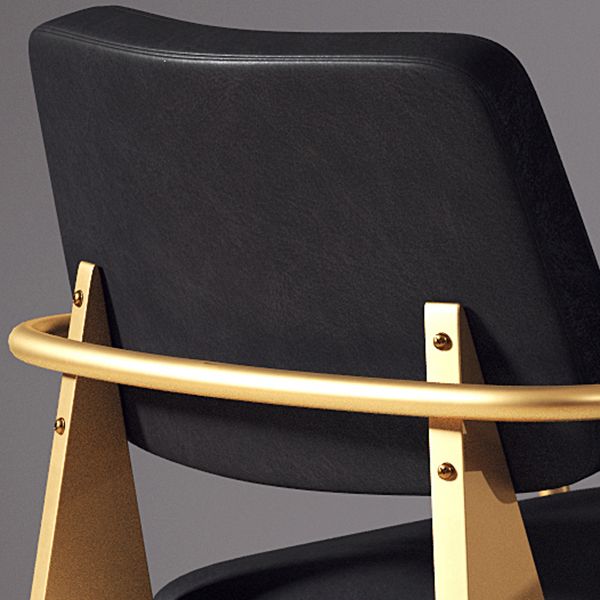 Industrial Style Metal Dining Chair Open Back Dining Arm Side Chair for Kitchen Clearhalo ' kitchen&dining_furn' 'Dining Chairs' 'Dining Tables & Seating' 'dining_chair' 'furn' 'furn_dining_chair' 'Furniture' 'furniture_dining_chair' 'Kitchen & Dining Furniture' 'kitchen' 1200x1200_87751625-fab3-4680-9efc-7879c9ac0ef2