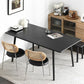 Rectangle Contemporary Dining Room Table Ash Solid Wood Table with 4 Legs Clearhalo ' dining_table' 'Dining Tables & Seating' 'Dining Tables' 'furn' 'furn_dining_table' 'Furniture' 'furniture_dining_table' 'Kitchen & Dining Furniture' 'kitchen&dining_furn' 'kitchen' 'kitchen_dining_table' 1200x1200_87754373-11b1-4063-a7db-bbc7d308fa0d