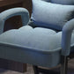 22.05"L x 37.8"W x 37.8"H Modern Sewn Pillow Back Track Arms Parsons Chair