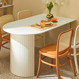 Contemporary Dining Table Sintered Stone Table with Double Pedestal for Dining Clearhalo ' dining_table' 'Dining Tables & Seating' 'Dining Tables' 'furn' 'furn_dining_table' 'Furniture' 'furniture_dining_table' 'Kitchen & Dining Furniture' 'kitchen&dining_furn' 'kitchen' 'kitchen_dining_table' 1200x1200_8776543a-64d8-4318-8fbb-a69ab335f2bf