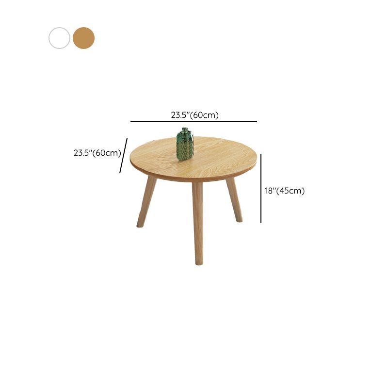 Contemporary Coffee Table Wooden 3 Legs Coffee Cocktail Table Clearhalo 'Coffee & Accent Tables' 'Coffee Tables' 'coffee_tables' 'furn' 'furn_coffee_tables' 'Furniture' 'Living Room Furniture' 1200x1200_8776f566-04aa-44e2-af7f-509b56f6e370
