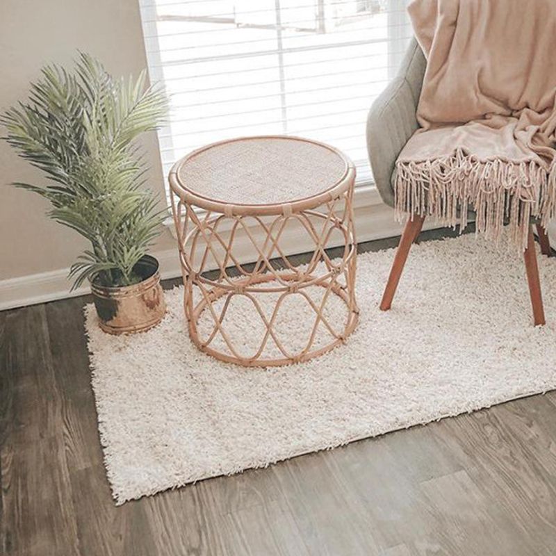 Scandinavian Round Cocktail Table with Wicker Base Natural/Black Clearhalo 'Coffee & Accent Tables' 'Coffee Tables' 'coffee_tables' 'furn' 'furn_coffee_tables' 'Furniture' 'Living Room Furniture' 1200x1200_87773ef4-b8ea-4e18-a0c7-ec4d58dadbf8
