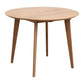 Contemporary Round Dining Table Oak Solid Wood Table with 4 Legs for Dining Room Clearhalo ' dining_table' 'Dining Tables & Seating' 'Dining Tables' 'Furniture' 'furniture_dining_table' 'Kitchen & Dining Furniture' 'kitchen&dining_furn' 'kitchen' 'kitchen_dining_table' 1200x1200_877986ce-db7c-480d-a93f-607b8d4809f6