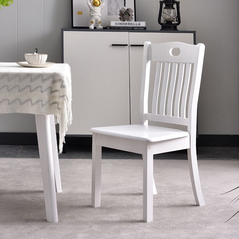 Home Armless Dining Chairs Slat Back Side Chair with Wood Legs (Set of 2) Clearhalo ' kitchen&dining_furn' 'Dining Chairs' 'Dining Tables & Seating' 'dining_chair' 'furn' 'furn_dining_chair' 'Furniture' 'furniture_dining_chair' 'Kitchen & Dining Furniture' 'kitchen' 1200x1200_8779db50-43e6-41a4-9c22-a61dfe2fcaba