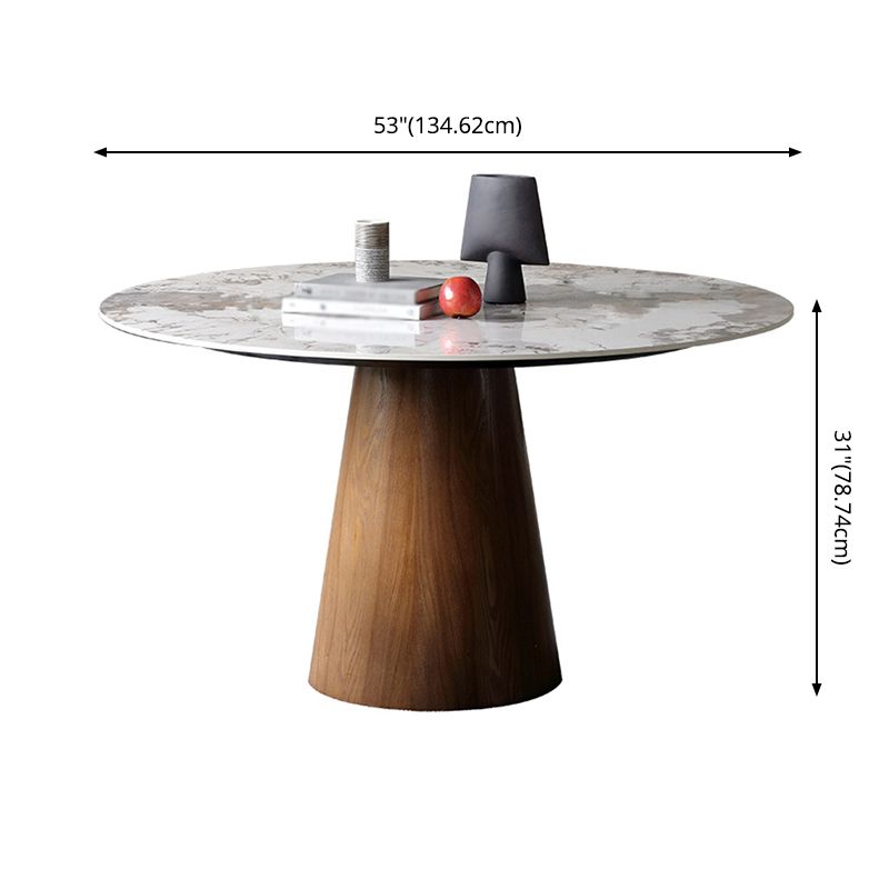 Modern Style Sintered Stone Top Dinette Set with Round Table Dining Furniture Set Clearhalo 'Dining Room Sets' 'Dining Tables & Seating' 'dining_room_set' 'furn' 'furn_dining_room_set' 'Furniture' 'furniture_dining_room_set' 'Kitchen & Dining Furniture' 'kitchen&dining_furn' 'kitchen' 1200x1200_8779f43d-b268-4b9a-b7a9-ef00852e94b1
