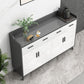 Zeitgenössischer Stein Sideboard Verstellbares Regal Sideboardschrank für Wohnzimmer