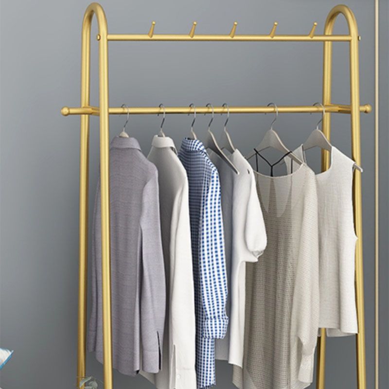 Perchero de suelo minimalista moderno con soporte de pasillo de metal para el hogar