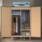Hinged Wardrobe Closet with Legs Contemporary Wardrobe Armoire Clearhalo 'Armoires & Wardrobes' 'armoires_wardrobes' 'Bedroom Furniture' 'furn' 'furn_armoires_wardrobes' 'Furniture' 1200x1200_877f5c7a-8e3e-4665-8e8a-8ad997dc5b28
