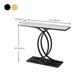 Modern Console Accent Table Antique Finish Sofa Console Table with Shelf