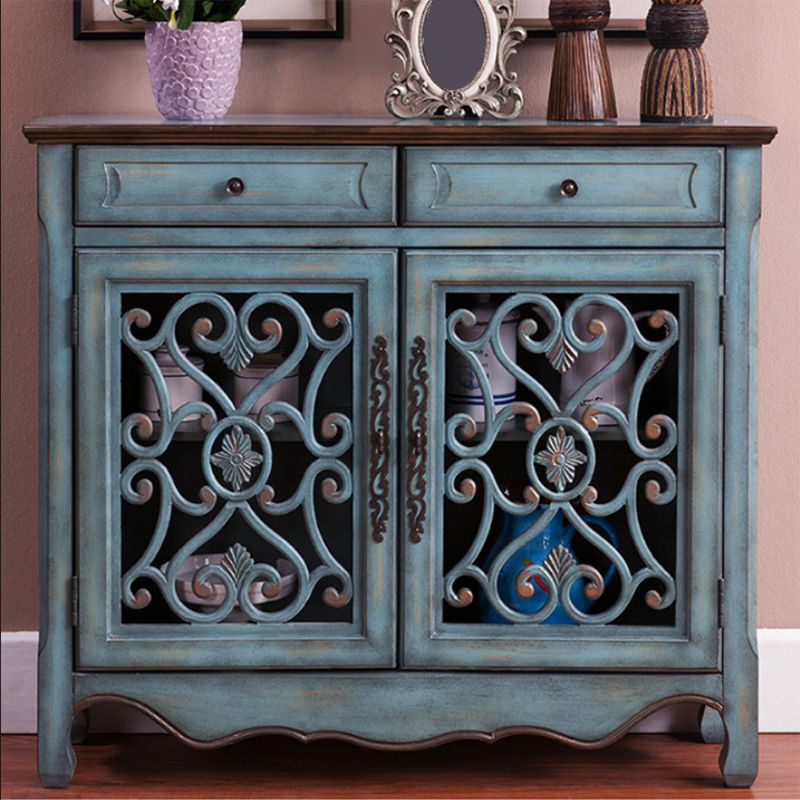 36.02"Tall 1- Door Wooden Cabinet, 2-drawer Rectangle Accent Cabinet Clearhalo 'Cabinets & Chests' 'cabinets_chests' 'furn' 'furn_cabinets_chests' 'Furniture' 'Living Room Furniture' 1200x1200_8780037b-e833-46c2-9b6a-4ab237ff6802