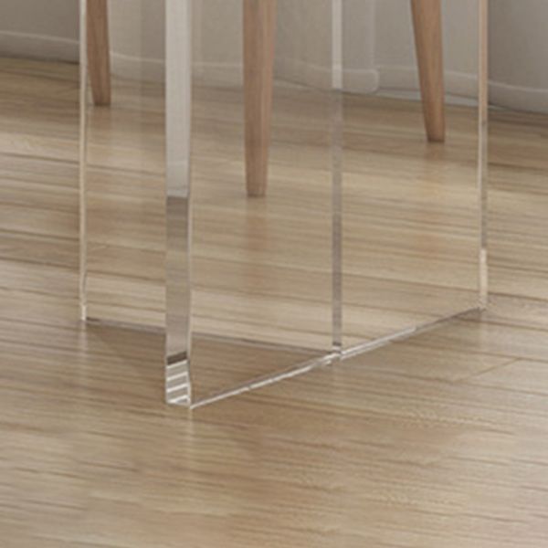 Rectangle Double Pedestal Dining Table Modern Wood Table for Dining Room Clearhalo 'Dining Tables & Seating' 'Dining Tables' 'dining_table' 'furn' 'furn_dining_table' 'Furniture' 'Kitchen & Dining Furniture' 1200x1200_87846001-1ed6-4504-ba7b-6f136aa73fb3