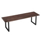 Industrial Solid Wood Writing Desk Rectangular Meeting Desk for Office