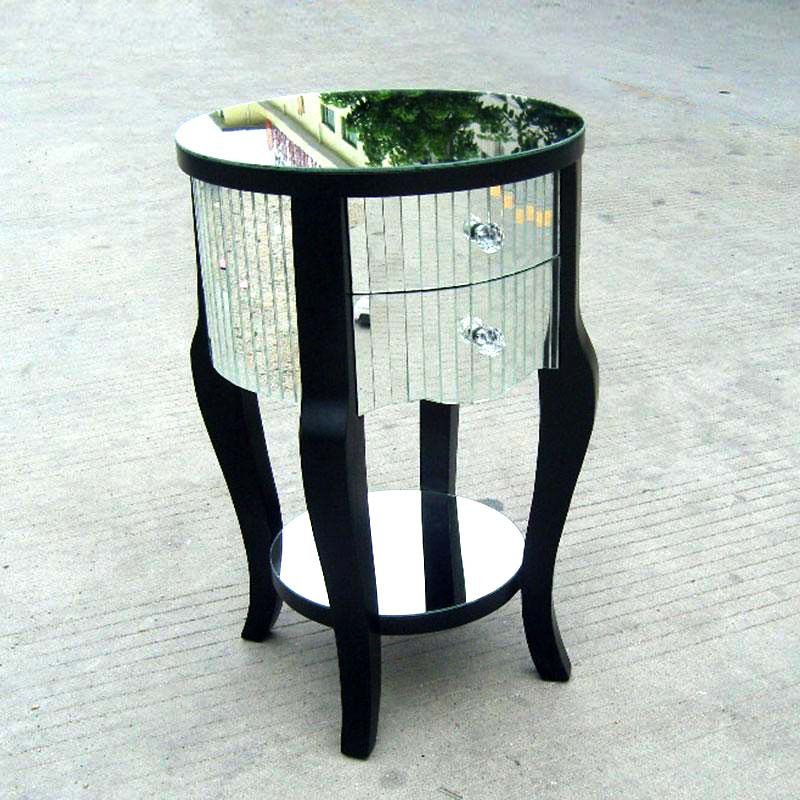 Tapa del lado superior de vidrio redonde