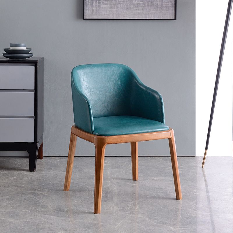 Glam Scandinavian Ash Wood Chairs Solid Back Arm Kitchen Dining Chair Set Clearhalo ' kitchen&dining_furn' 'Dining Chairs' 'Dining Tables & Seating' 'dining_chair' 'furn' 'furn_dining_chair' 'Furniture' 'furniture_dining_chair' 'Kitchen & Dining Furniture' 'kitchen' 1200x1200_878b5bcc-c2d1-4f13-af00-aaf977549517