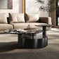 Minimalistic Slate Coffee Table Round Bunching Coffee Table Sets for Living Room Clearhalo 'Coffee & Accent Tables' 'Coffee Tables' 'coffee_tables' 'furn' 'furn_coffee_tables' 'Furniture' 'Living Room Furniture' 1200x1200_878b64a0-ffa6-4e72-a2fc-f9c638b438f9