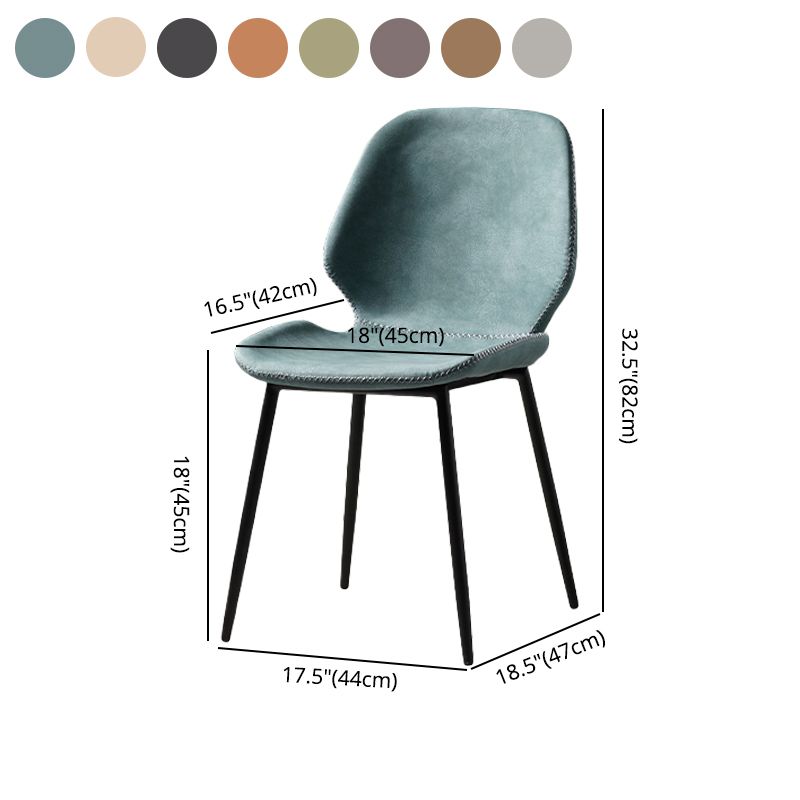 Dining Room Industrial Dining Chair Wingback Metal Armless Side Chairs Clearhalo ' kitchen&dining_furn' 'Dining Chairs' 'Dining Tables & Seating' 'dining_chair' 'furn' 'furn_dining_chair' 'Furniture' 'furniture_dining_chair' 'Kitchen & Dining Furniture' 'kitchen' 1200x1200_878b9dce-c64c-4b90-9e2f-d13b5365c0a3