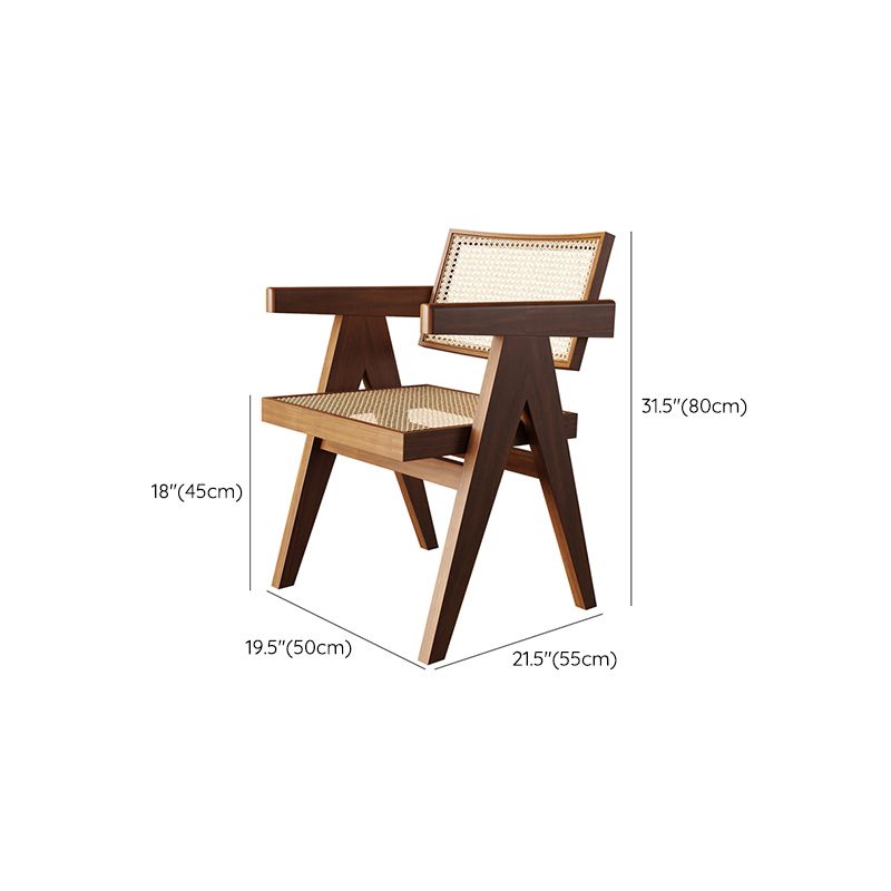 茶色にセットされた現代の無垢材の家具1/2/5 PCSダイニング家具