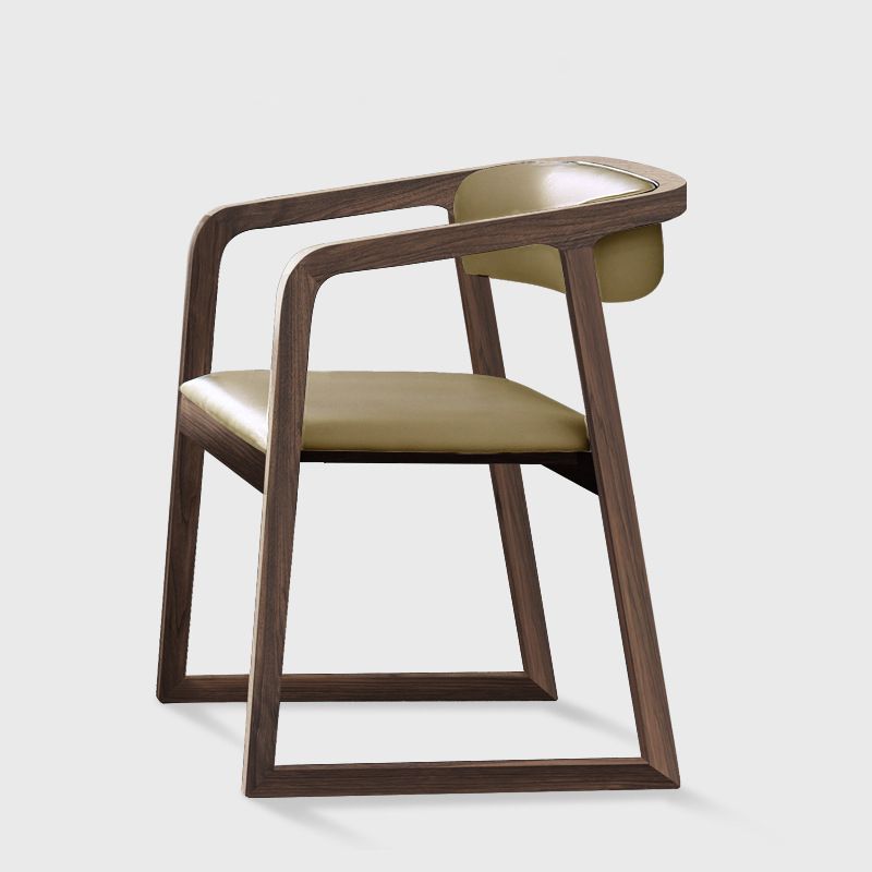 Scandinavian Wood Dining Kitchen Room Chair Open Back Arm Chair Clearhalo ' kitchen&dining_furn' 'Dining Chairs' 'Dining Tables & Seating' 'dining_chair' 'furn' 'furn_dining_chair' 'Furniture' 'furniture_dining_chair' 'Kitchen & Dining Furniture' 'kitchen' 1200x1200_878c91ba-5cac-43d4-9d09-4cf4f7c9b6b4