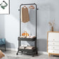 Industrial Coat Rack Storage Shelf Entryway Kit Coat Hanger for Living Room Clearhalo 'Entry & Mudroom Furniture' 'furn' 'furn_hall_tree_coat_racks' 'Furniture' 'Hall Trees & Coat Racks' 'hall_tree_coat_racks' 1200x1200_878d5136-92b5-4825-a5cc-3365e0f4a5b5