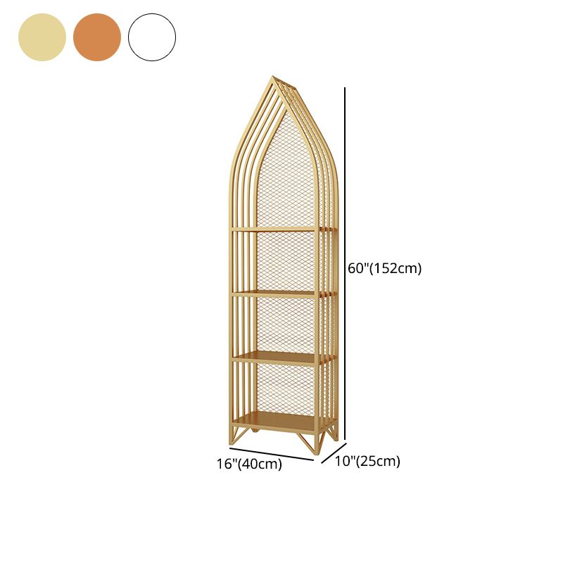 Modern Style Bookcase Standard Metal Closed Back Bookshelf for Home Clearhalo 'Bookcases' 'furn' 'furn_bookcases' 'Furniture' 'furniture_bookcases' 'Office Furniture' 1200x1200_878eb531-ab4e-445f-a8fc-d828ca39d038