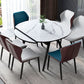 Modern Style Sintered Stone Dining Table Round Table with 4 Legs for Home Clearhalo ' dining_table' 'Dining Tables & Seating' 'Dining Tables' 'furn' 'furn_dining_table' 'Furniture' 'furniture_dining_table' 'Kitchen & Dining Furniture' 'kitchen&dining_furn' 'kitchen' 'kitchen_dining_table' 1200x1200_8795c644-7b0d-4a71-8480-fc53221d83e8