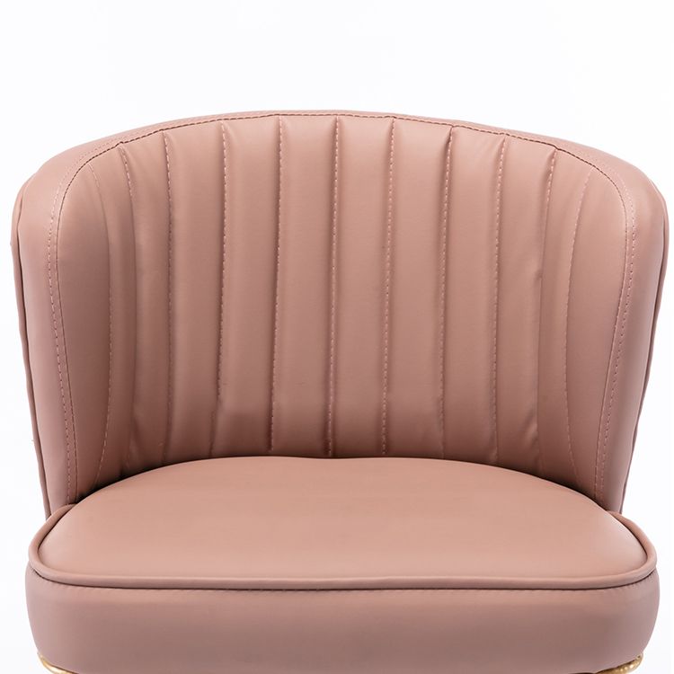 Modern Armless Backrest Counter Stool Iron Cashier Bar Stool with Leather Cushion Clearhalo 'Bar Furniture' 'Bar Stools' 'bar_stools' 'furn' 'furn_bar_stools' 'furniture_bar_stools' 'Kitchen & Dining Furniture' 'kitchen&dining_furn' 'kitchen' 'kitchen_furn' Furniture' 1200x1200_87963ff9-ffa4-4ffa-ac11-6021b542d42e