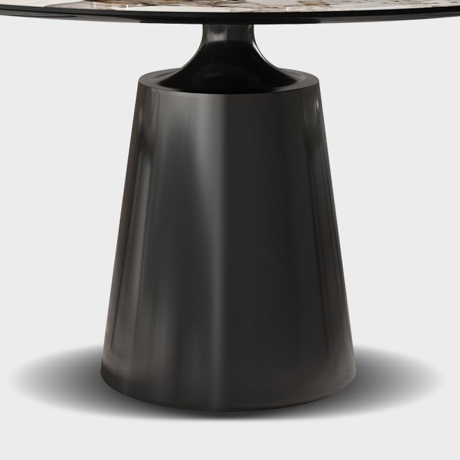 Traditional Luxury Round Dining Table Sintered Stone Table with Metal Pedestal Base Clearhalo ' dining_table' 'Dining Tables & Seating' 'Dining Tables' 'furn' 'furn_dining_table' 'Furniture' 'furniture_dining_table' 'Kitchen & Dining Furniture' 'kitchen&dining_furn' 'kitchen' 'kitchen_dining_table' 1200x1200_8796bf08-2995-42c7-8a09-002f9c0a14e8