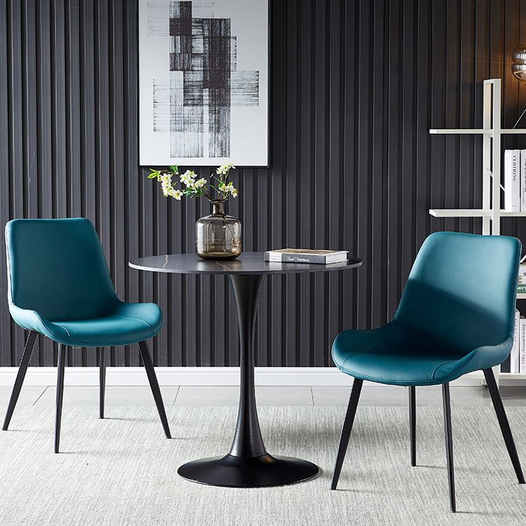 Modern Style Sintered Stone Dining Room Table Round Table with Tulip Base Clearhalo ' dining_table' 'Dining Tables & Seating' 'Dining Tables' 'furn' 'furn_dining_table' 'Furniture' 'furniture_dining_table' 'Kitchen & Dining Furniture' 'kitchen&dining_furn' 'kitchen' 'kitchen_dining_table' 1200x1200_8797ff8e-5ed0-4039-b7fe-843d5f515747