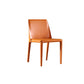 Eigentijdse stijl lederen eetstoel armloze stoere rugstoelen