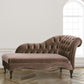 Living Room Rolled Arms Chaise Modern Style Velvet Chaise with Two Arms Clearhalo 'Chairs & Seating' 'Chaise Lounge' 'chaise_lounge' 'furn' 'furn_chaise_lounge' 'Furniture' 'Living Room Furniture' 1200x1200_879997b3-87e9-41ab-8e6a-5be875db5327